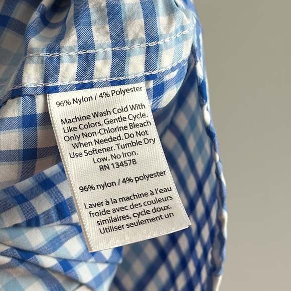 Vineyard Vines Blue And White Plaid Harbor Shirt Size S - Picture 10 of 16